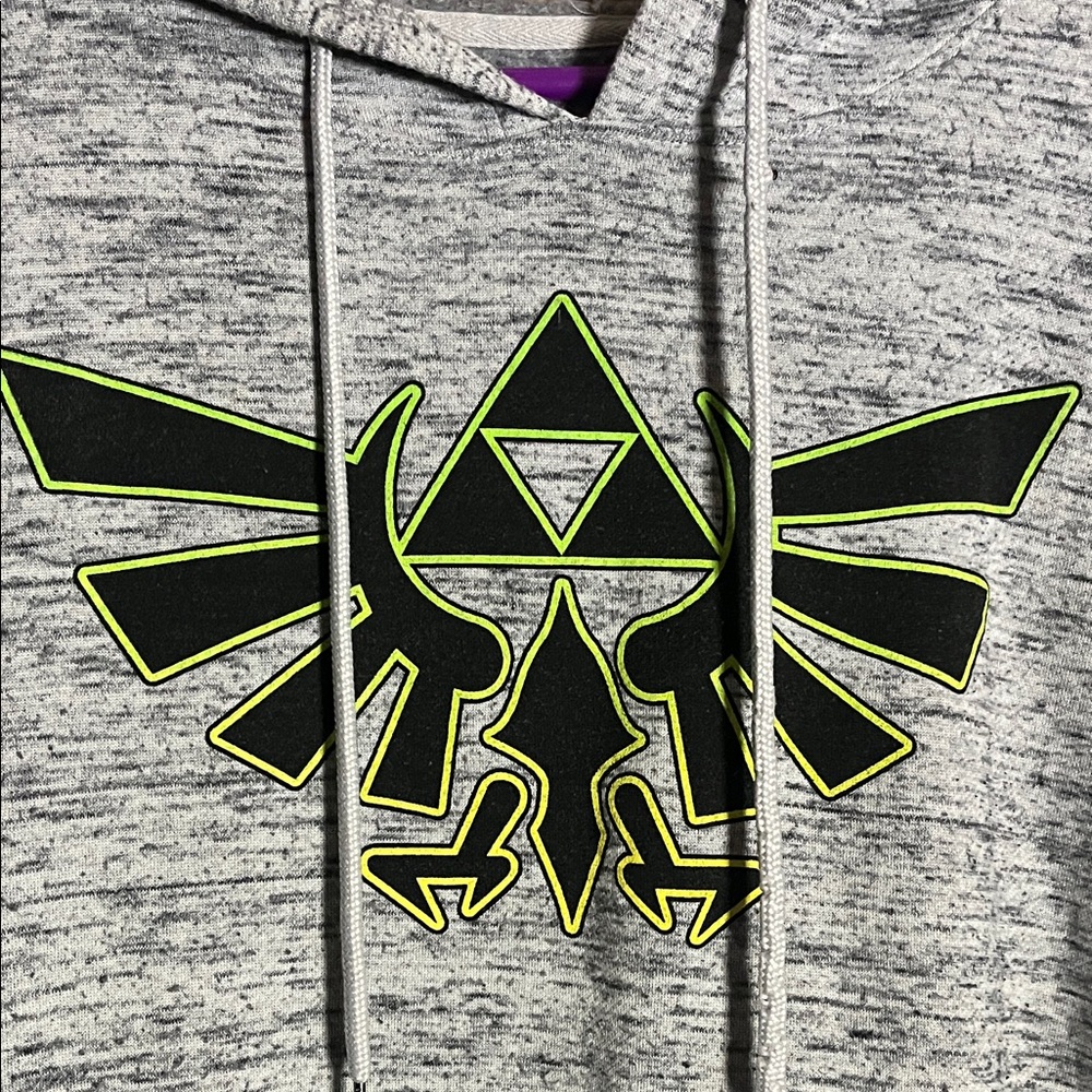 😄Zelda large hoodie hooded sweatshirt kangaroo pocket